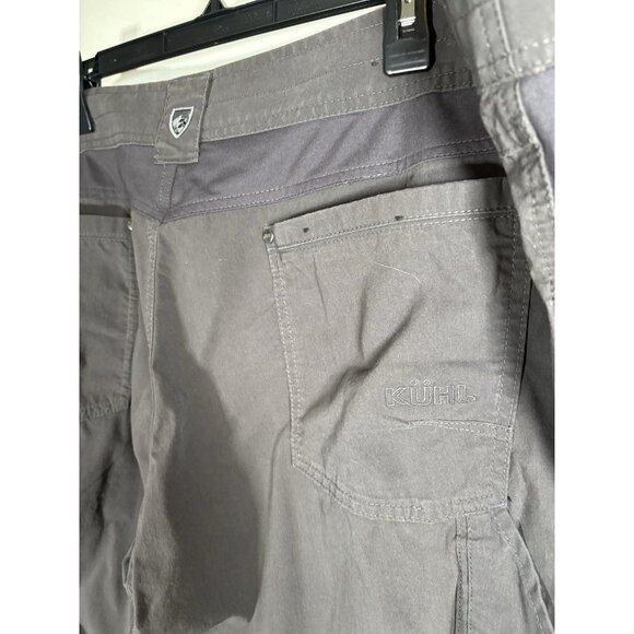 KUHL Black Outdoor Gorpcore Mens Hiking Work Pants Size 42x32 - Picture 4 of 7